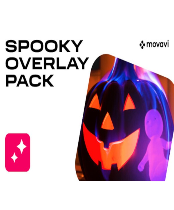 Movavi Video Editor Plus 2022 - Spooky Overlay Pack DLC Steam Key GLOBAL